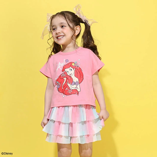 Japanese BDL x Disney Princess Tops and Pants Set (100-130cm) for Girls Summer