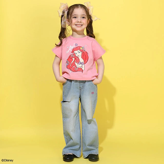 Japanese BDL x Disney Princess Tops and Pants Set (100-130cm) for Girls Summer
