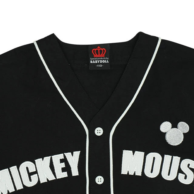 Japanese BDL x Disney Baseball Shirt 80-140cm Girls Summer TOPS