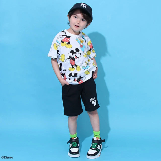Japanese BDL x Disney casual tops and shorts set 80-120cm boys' summer TOPS PANTS