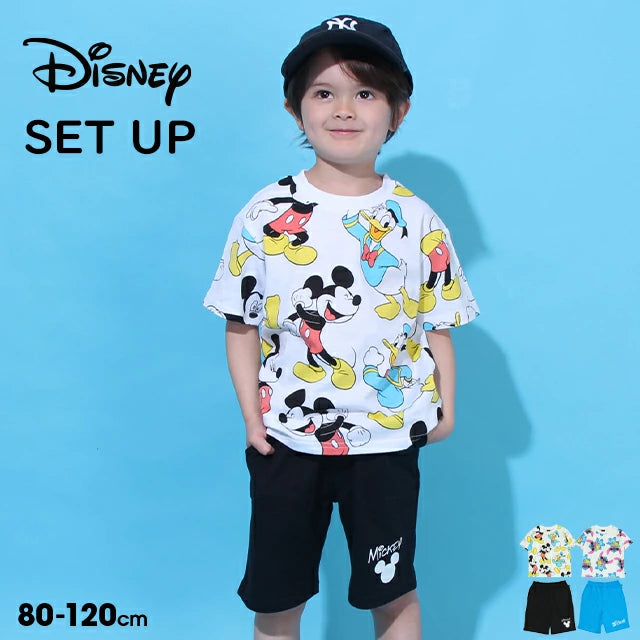 Japanese BDL x Disney casual tops and shorts set 80-120cm boys' summer TOPS PANTS