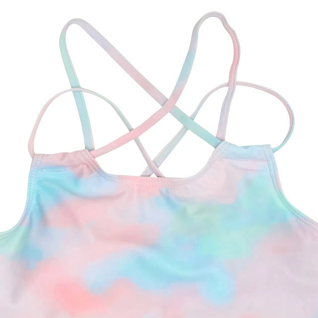 Japanese children's clothing BDL amphibious swimsuit top set 90-140cm girls summer TOPS summer swimming swimsuit special