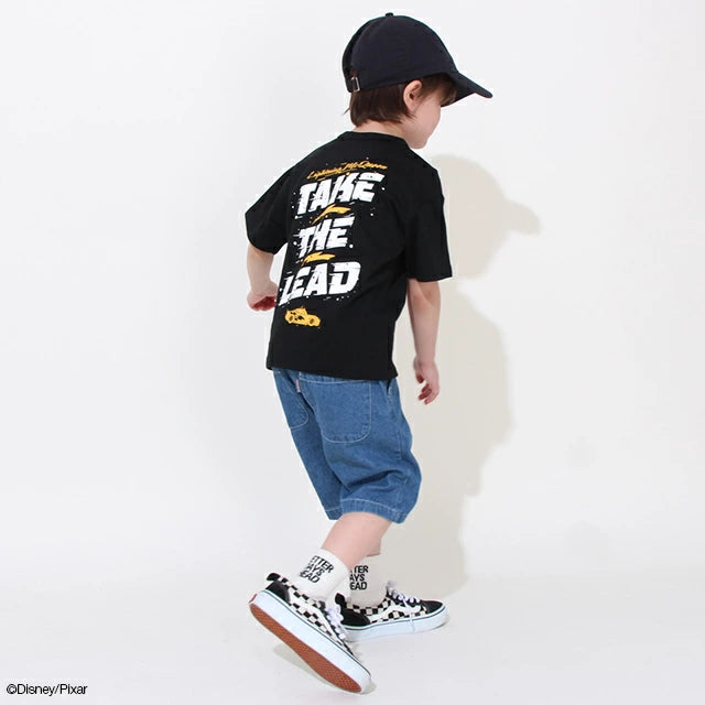 Japanese BDL x Disney Cars Printed Short-Sleeved Top (90-130cm) for Boys (Summer TOPS)