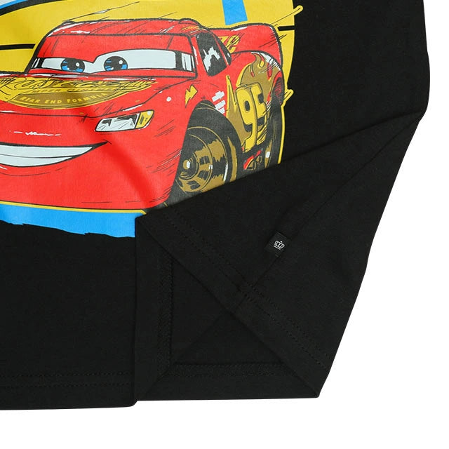 Japanese BDL x Disney Cars Printed Short-Sleeved Top (90-130cm) for Boys (Summer TOPS)