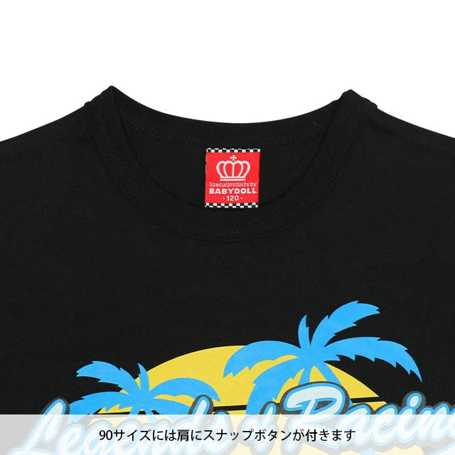 Japanese BDL x Disney Cars Printed Short-Sleeved Top (90-130cm) for Boys (Summer TOPS)