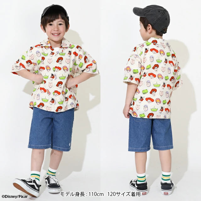 Japanese BDL x Disney Toy Story Shirt 90-140cm Boys Summer TOPS