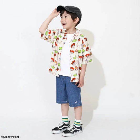 Japanese BDL x Disney Toy Story Shirt 90-140cm Boys Summer TOPS