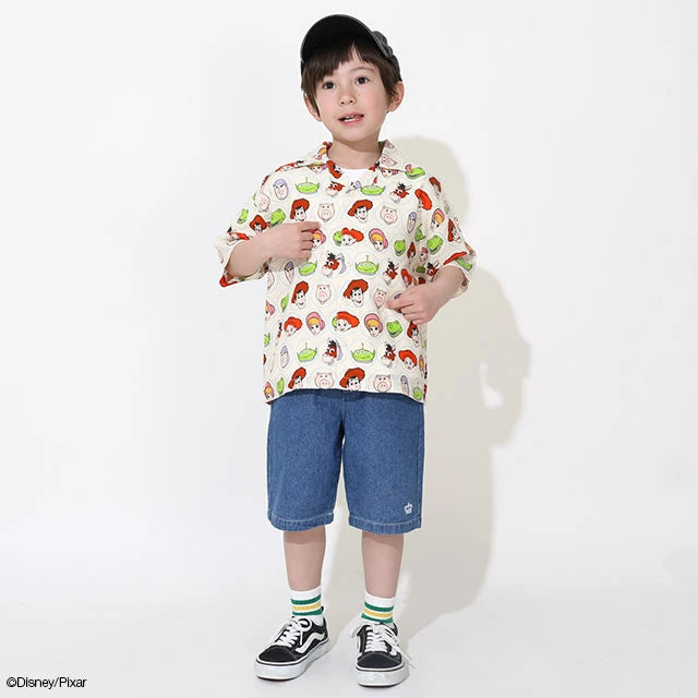 Japanese BDL x Disney Toy Story Shirt 90-140cm Boys Summer TOPS