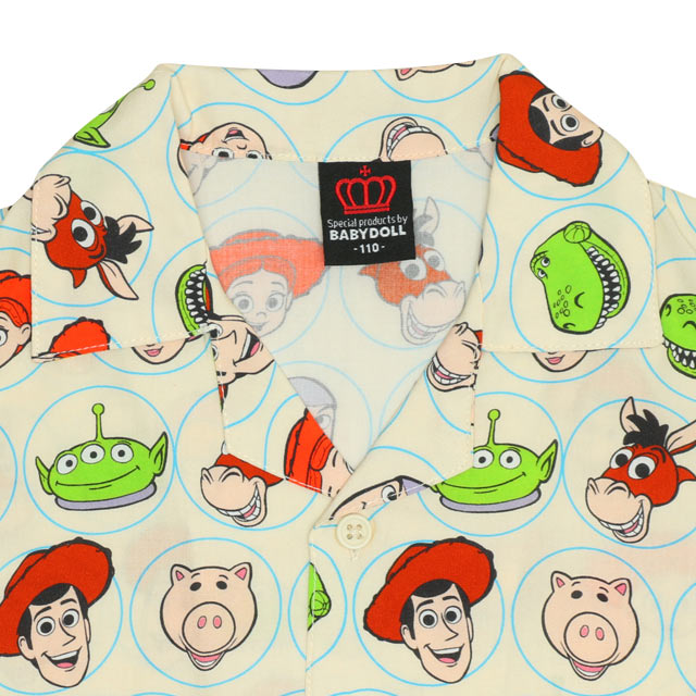 Japanese BDL x Disney Toy Story Shirt 90-140cm Boys Summer TOPS