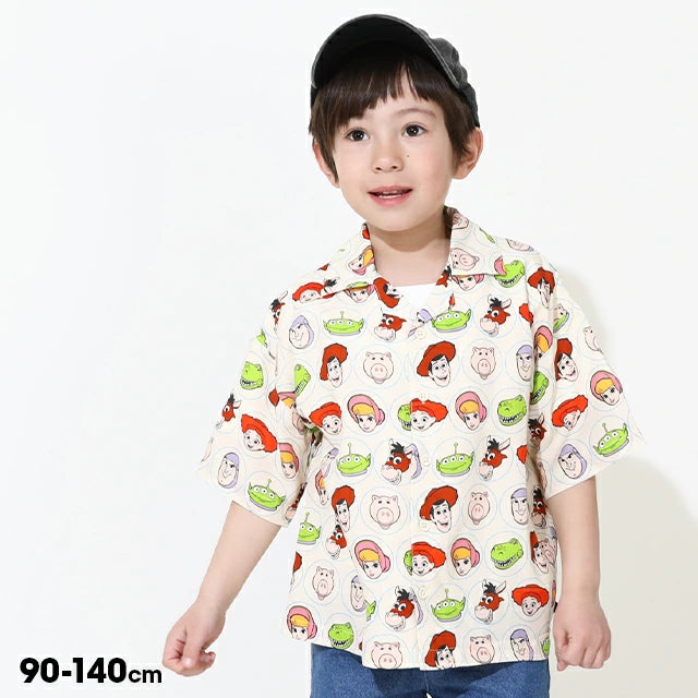 Japanese BDL x Disney Toy Story Shirt 90-140cm Boys Summer TOPS