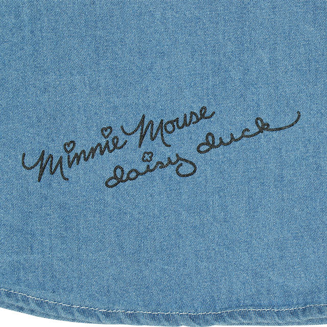Japanese BDL x Disney Minnie Mouse Denim Shirt Dress (90-130cm) for Girls Summer