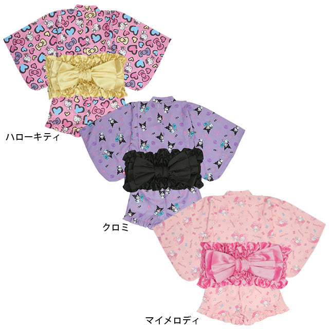 BDL x Sanrio Yukata (Japanese Kimono) 90-140cm for Girls Summer TOPS PANTS (Japanese Summer Festival Special)