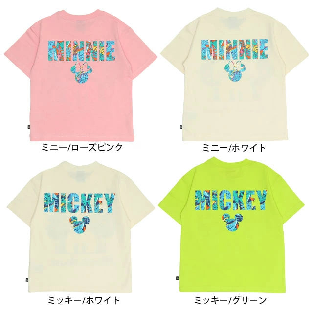 Japanese BDL x Disney parent-child print tops (80-150cm) for boys and girls (summer TOPS)