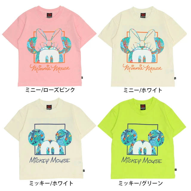 Japanese BDL x Disney parent-child print tops (80-150cm) for boys and girls (summer TOPS)