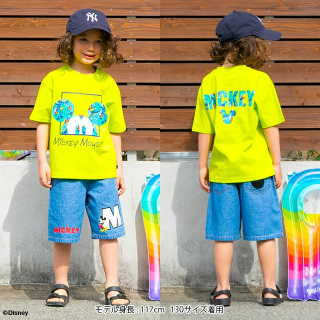 Japanese BDL x Disney parent-child print tops (80-150cm) for boys and girls (summer TOPS)