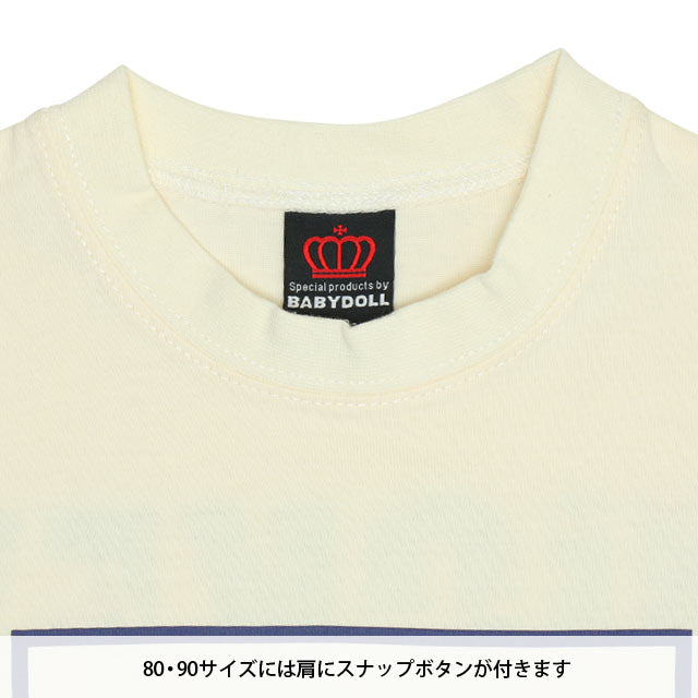 Japanese BDL x Disney parent-child print tops (80-150cm) for boys and girls (summer TOPS)