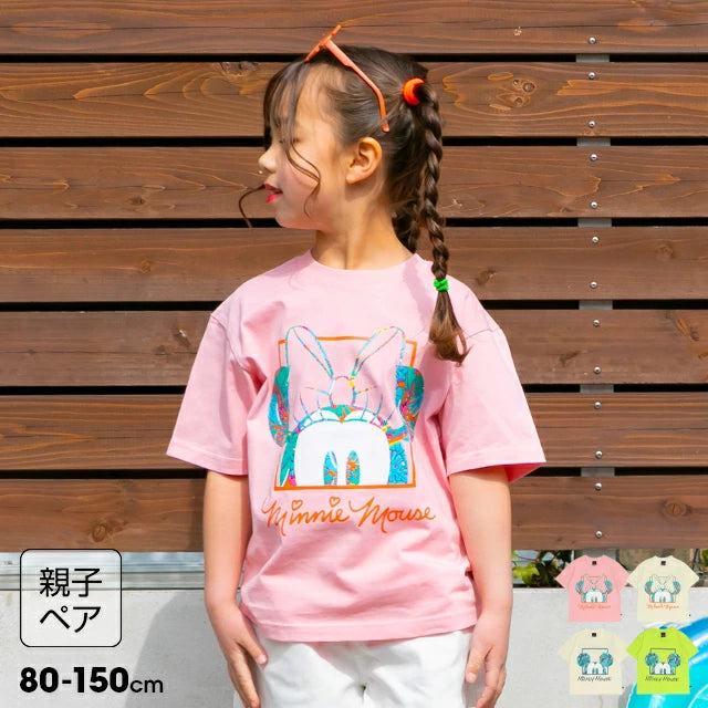 Japanese BDL x Disney parent-child print tops (80-150cm) for boys and girls (summer TOPS)