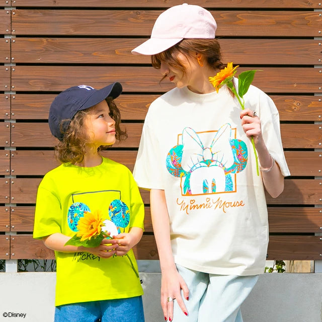 Japanese BDL x Disney parent-child print tops (S-XL, adult size, summer TOPS)