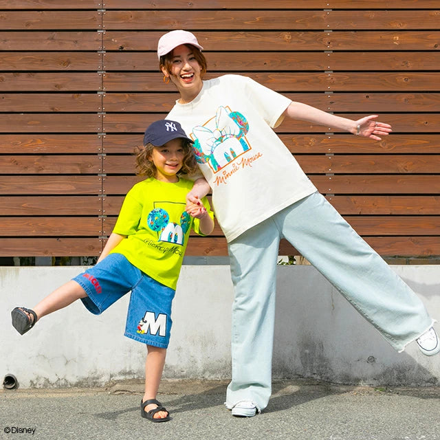 Japanese BDL x Disney parent-child print tops (S-XL, adult size, summer TOPS)