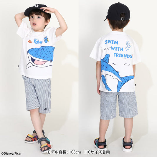 Japanese children's clothing BDL parent-child whale print top 90-150cm boys/girls summer TOPS