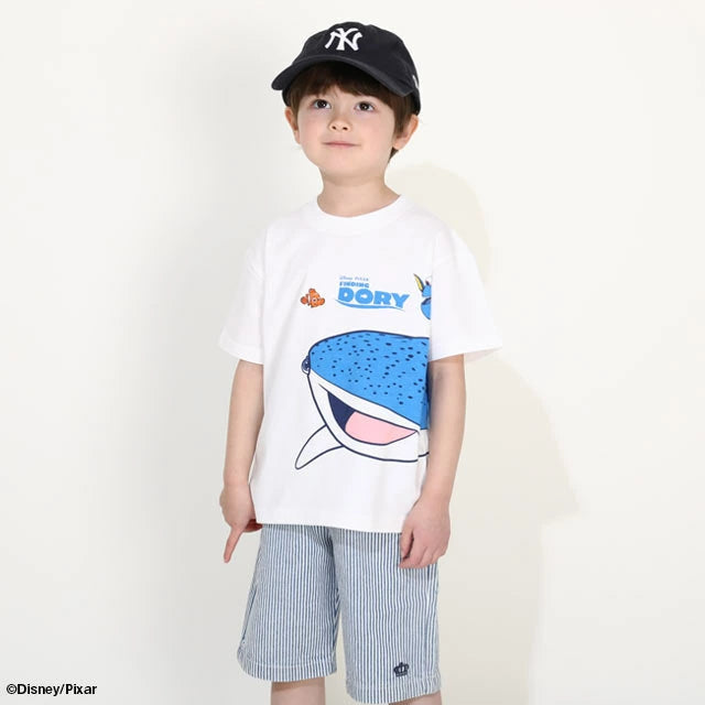 Japanese children's clothing BDL parent-child whale print top 90-150cm boys/girls summer TOPS