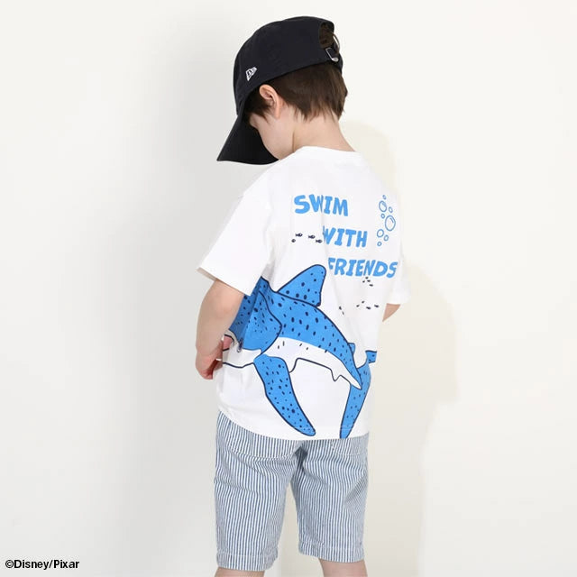 Japanese children's clothing BDL parent-child whale print top 90-150cm boys/girls summer TOPS