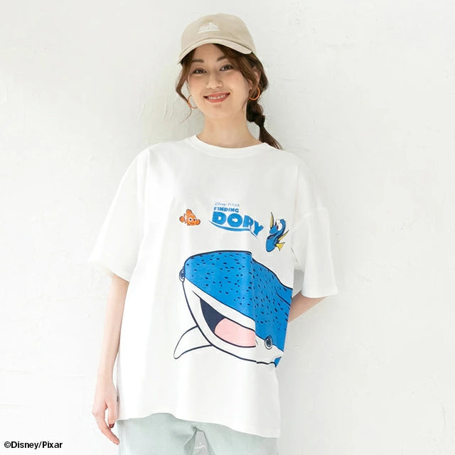 Japanese children's clothing BDL parent-child whale print top S-XL adult summer TOPS