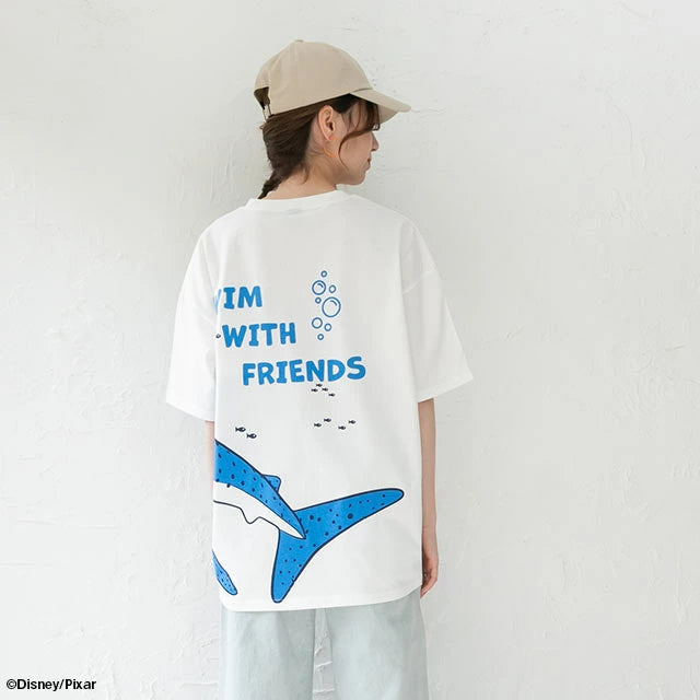 Japanese children's clothing BDL parent-child whale print top S-XL adult summer TOPS