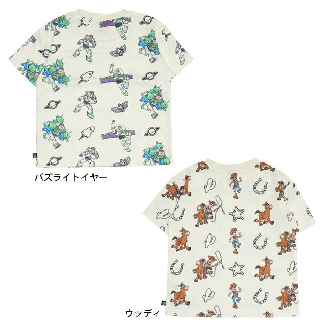 Japanese BDL x Disney Toy Story Mesh Print Top 80-140cm Boys Summer TOPS