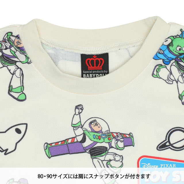 Japanese BDL x Disney Toy Story Mesh Print Top 80-140cm Boys Summer TOPS