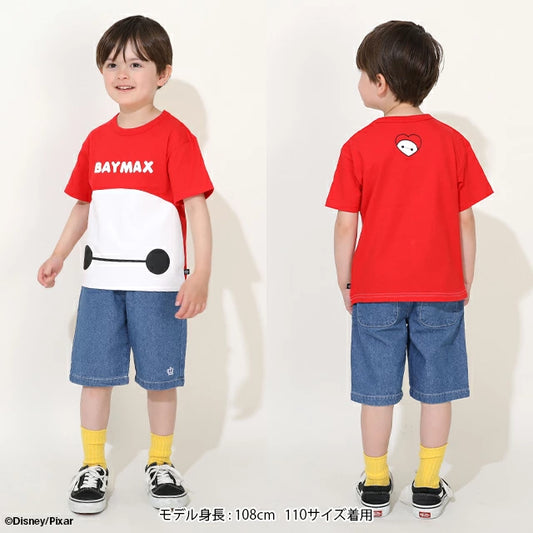 Japanese BDL x Disney Print Tops (90-130cm) for Boys and Girls Summer