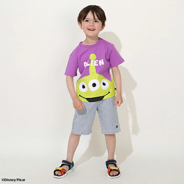 Japanese BDL x Disney Print Tops (90-130cm) for Boys and Girls Summer