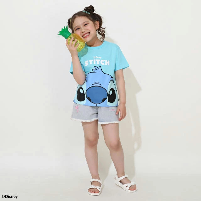 Japanese BDL x Disney Print Tops (90-130cm) for Boys and Girls Summer