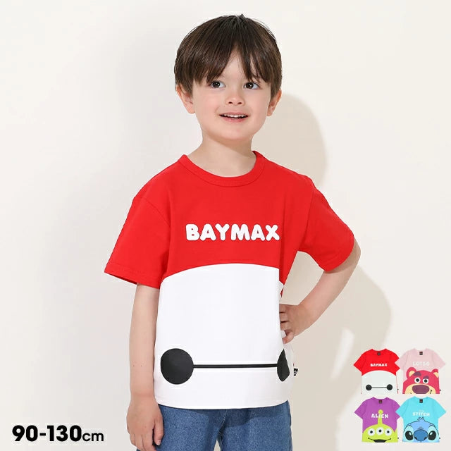 Japanese BDL x Disney Print Tops (90-130cm) for Boys and Girls Summer