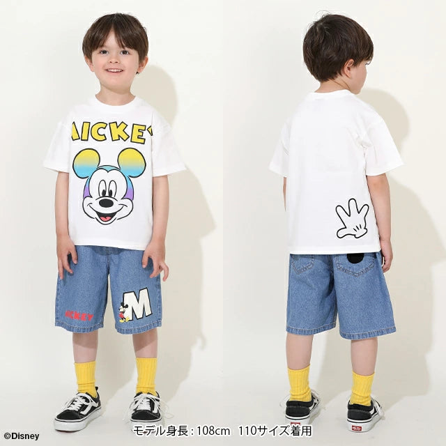 Japanese BDL x Disney parent-child print tops (80-150cm) for boys and girls (summer TOPS)