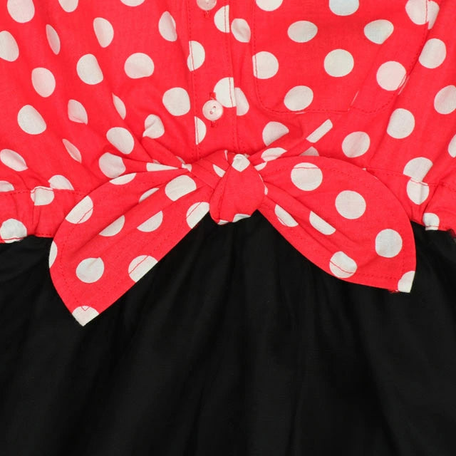 Japanese BDL x Disney patchwork mesh dress 80-140cm girls summer dresses