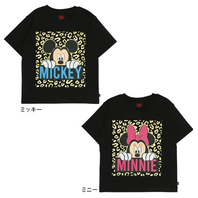 Japanese BDL x Disney parent-child print tops (80-150cm) for boys and girls (summer TOPS)