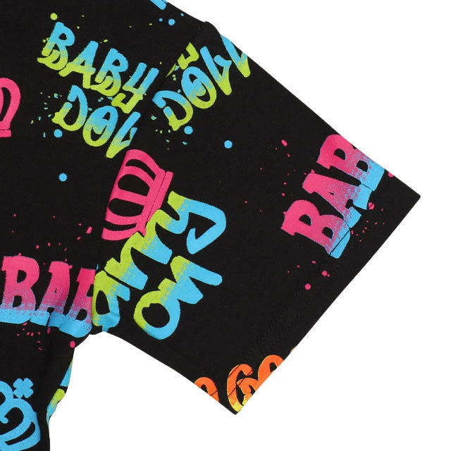 Japanese children's clothing BDL printed tops 80-140cm boys/girls summer TOPS