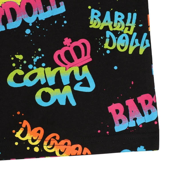 Japanese children's clothing BDL printed tops 80-140cm boys/girls summer TOPS