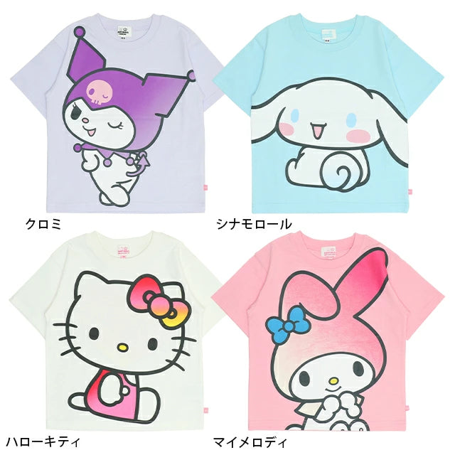 Japanese BDL x Sanrio Parent-child Print Tops 80-140cm Girls Summer TOPS