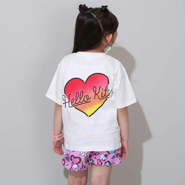 Japanese BDL x Sanrio Parent-child Print Tops 80-140cm Girls Summer TOPS