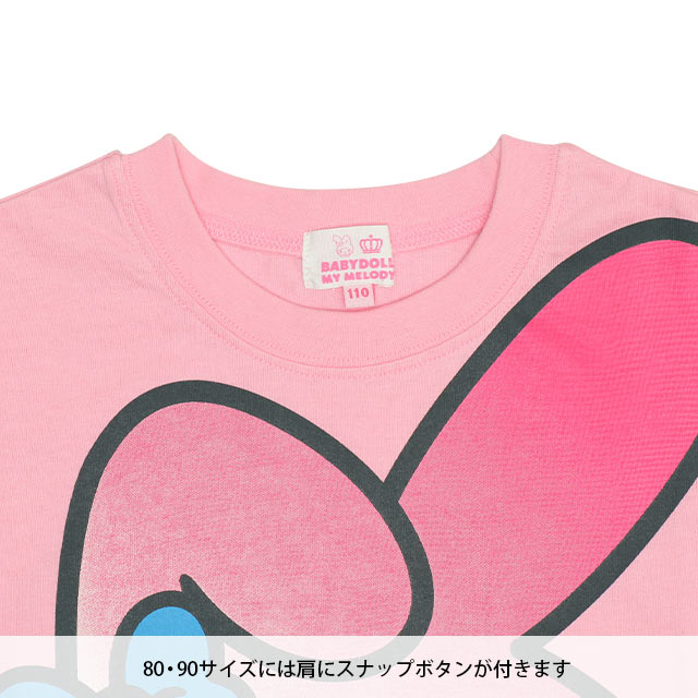 Japanese BDL x Sanrio Parent-child Print Tops 80-140cm Girls Summer TOPS