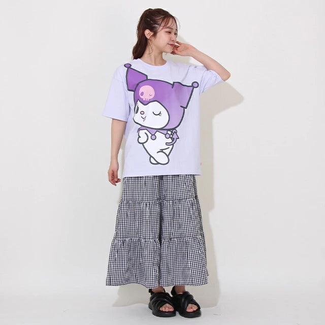 Japanese children's clothing BDL x Sanrio parent-child print top SL adult summer TOPS