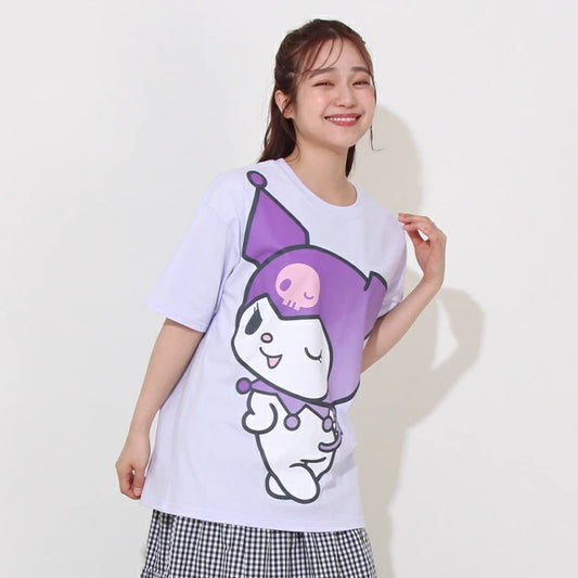 Japanese children's clothing BDL x Sanrio parent-child print top SL adult summer TOPS