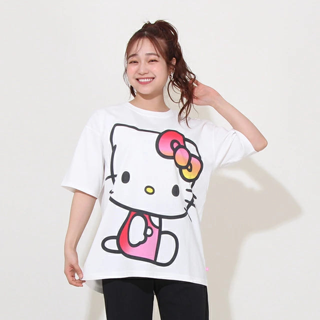 Japanese children's clothing BDL x Sanrio parent-child print top SL adult summer TOPS