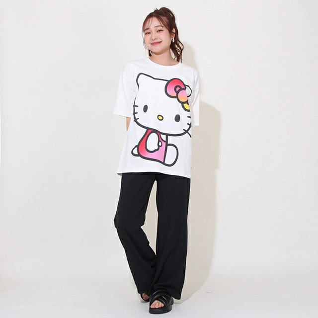 Japanese children's clothing BDL x Sanrio parent-child print top SL adult summer TOPS