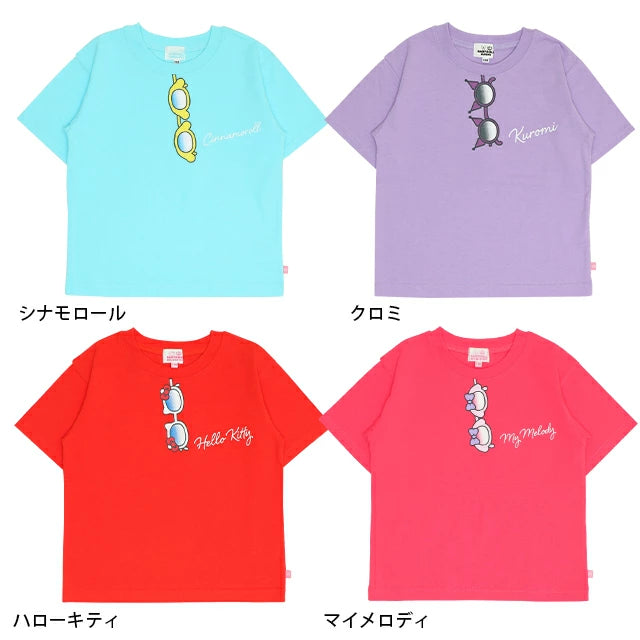 Japanese BDL x Sanrio Parent-child Print Tops 80-140cm Girls Summer TOPS