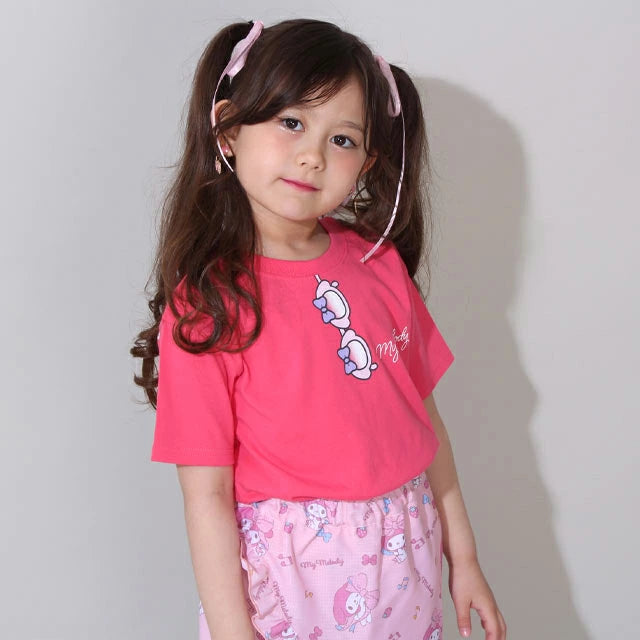 Japanese BDL x Sanrio Parent-child Print Tops 80-140cm Girls Summer TOPS
