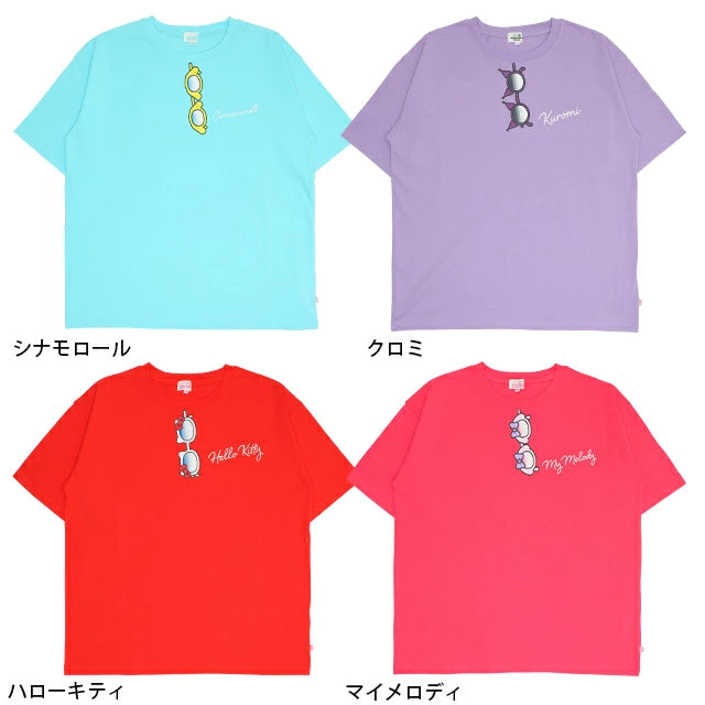 Japanese children's clothing BDL x Sanrio parent-child print top SL adult summer TOPS