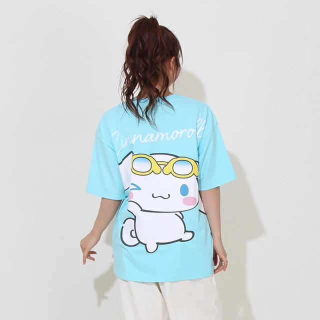 Japanese children's clothing BDL x Sanrio parent-child print top SL adult summer TOPS